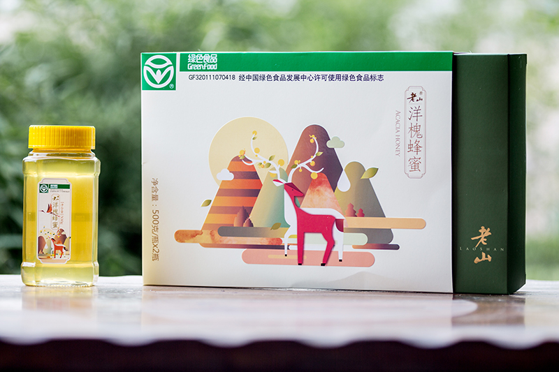老山綠色洋槐蜂蜜禮盒500gx2
